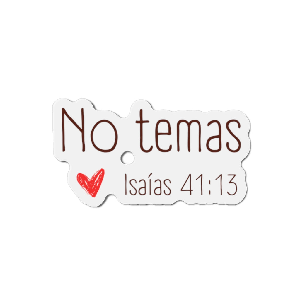No Temas (corazón) - Magnet/Iman - Isaiah 41:13 Verso Biblia