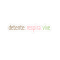 Detente. Respira. Vive. - Sticker - Frase Positiva