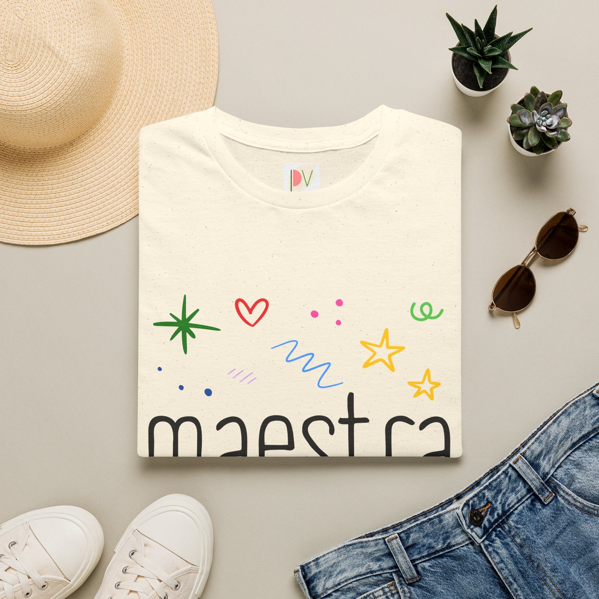 Maestra Confetti - T shirt - Back to school