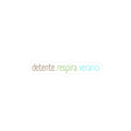 Detente.Respira. Verano - Vinyl Sticker - Verano