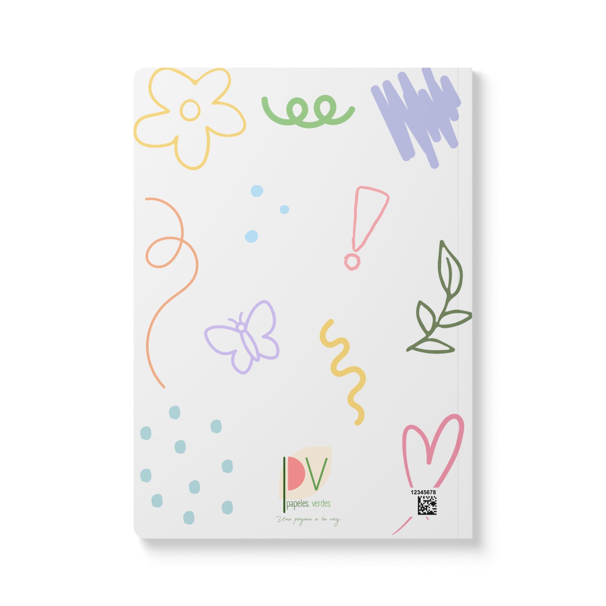 Libreta Confetti Pastel - "Todo va a estar bien" - Tapa Blanda 5" x 8" 100 hojas