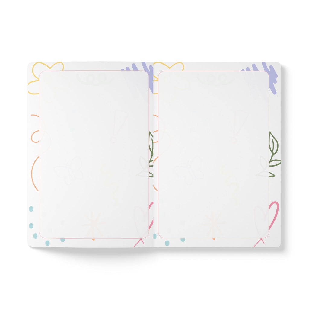 Libreta Confetti Pastel - "Todo va a estar bien" - Tapa Blanda 5" x 8" 100 hojas