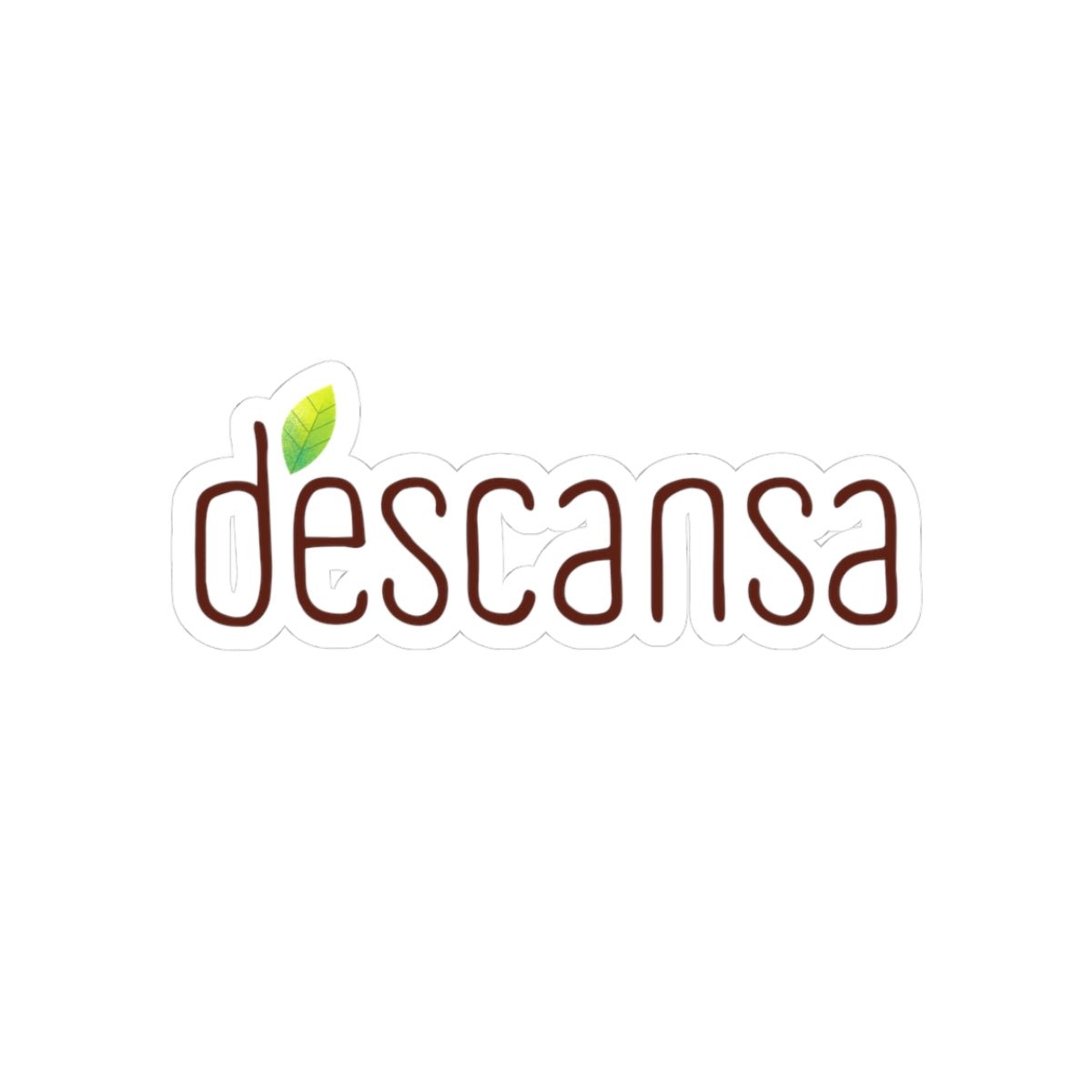 Descansa - Sticker - Bienestar Positivo - Papeles Verdes