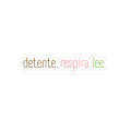Detente. Respira. Lee. - Sticker - Frase Positiva - Papeles Verdes