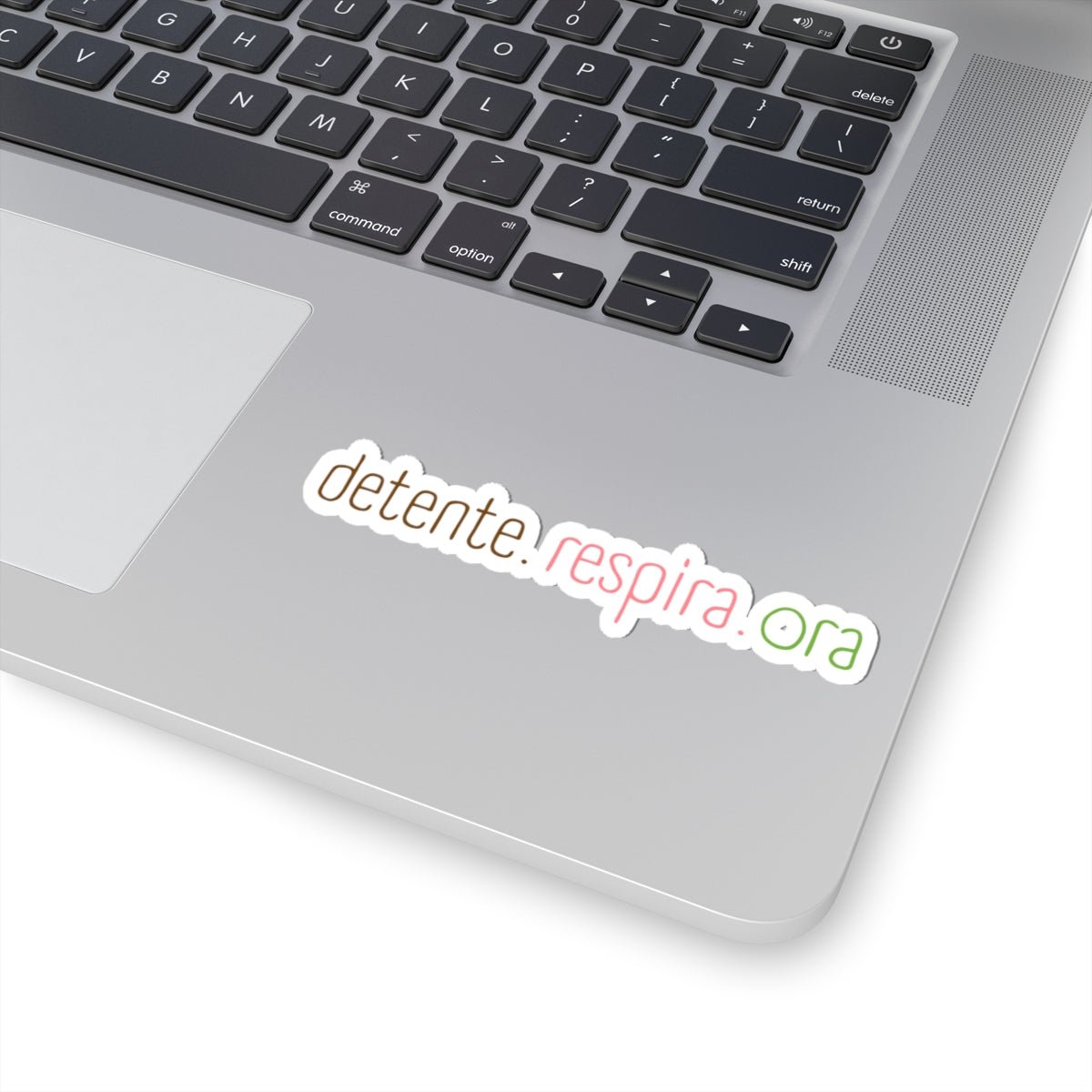 Detente. Respira. Ora. - Sticker - Papeles Verdes