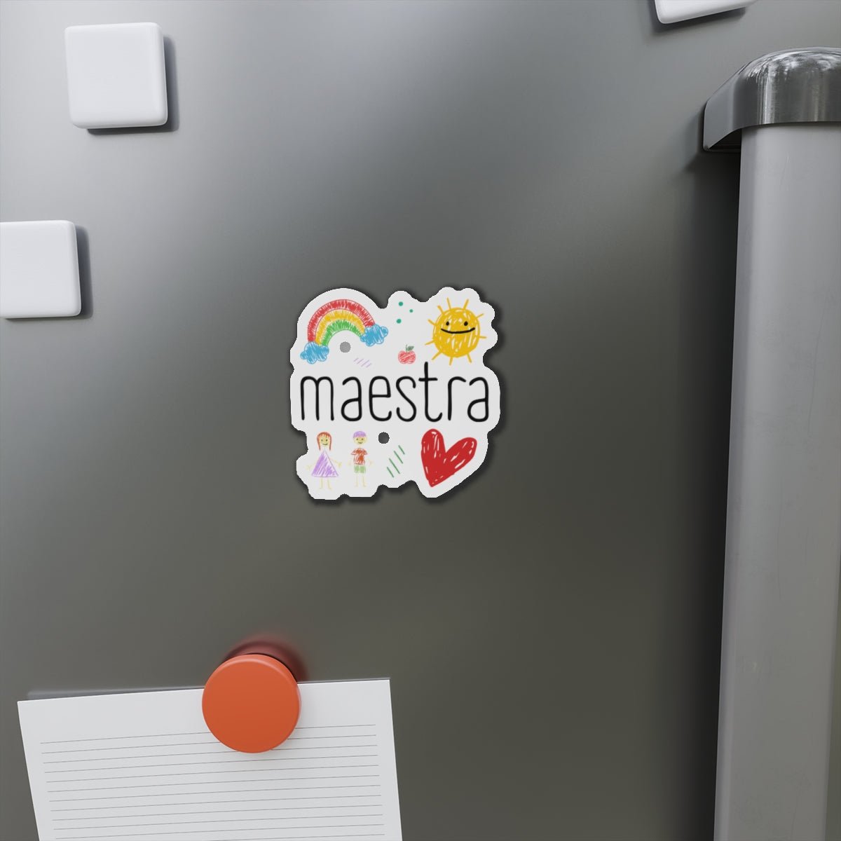 Maestra Arcoiris - Magnet/Iman - Back to school - Papeles Verdes
