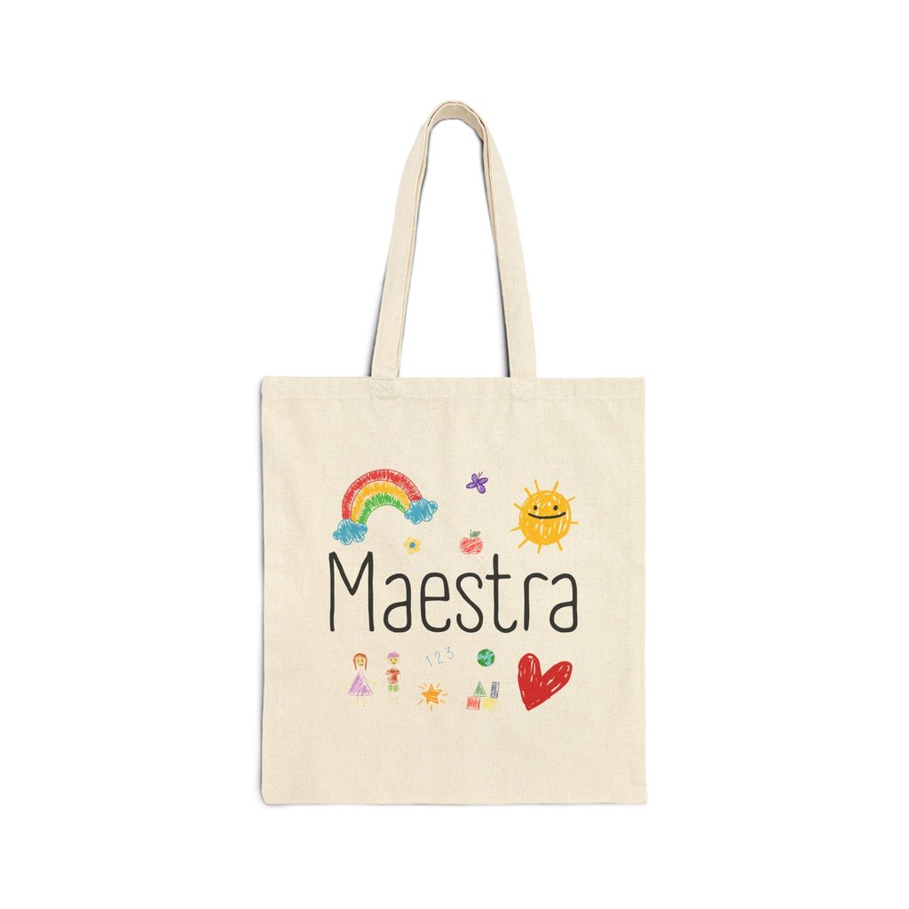 Maestra Arcoiris - Tote Bag - Back to School - Papeles Verdes