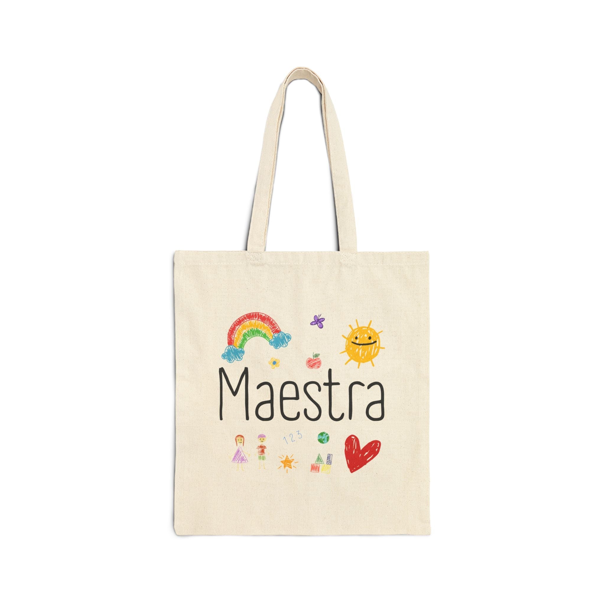 Maestra Arcoiris - Tote Bag - Back to School - Papeles Verdes