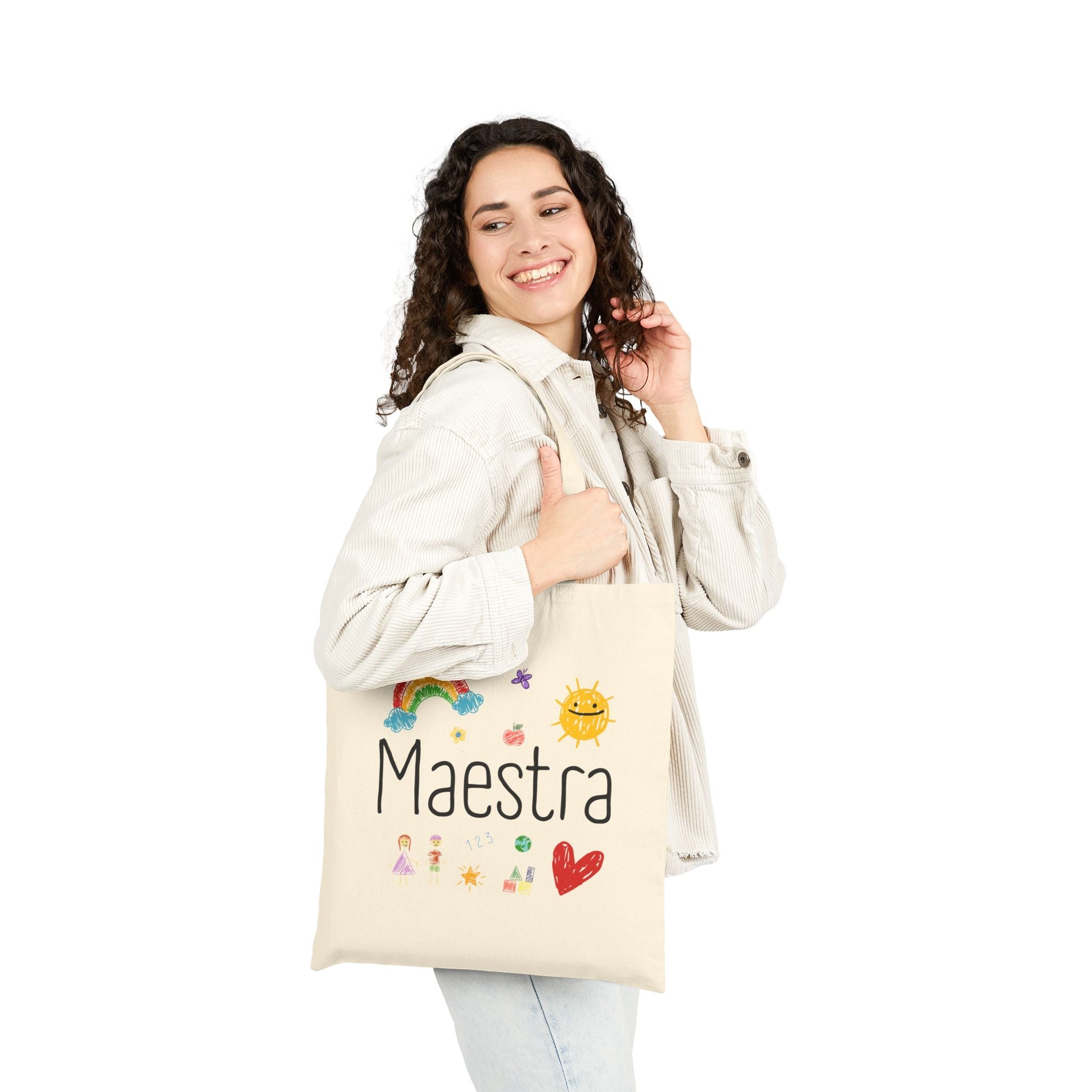 Maestra Arcoiris - Tote Bag - Back to School - Papeles Verdes