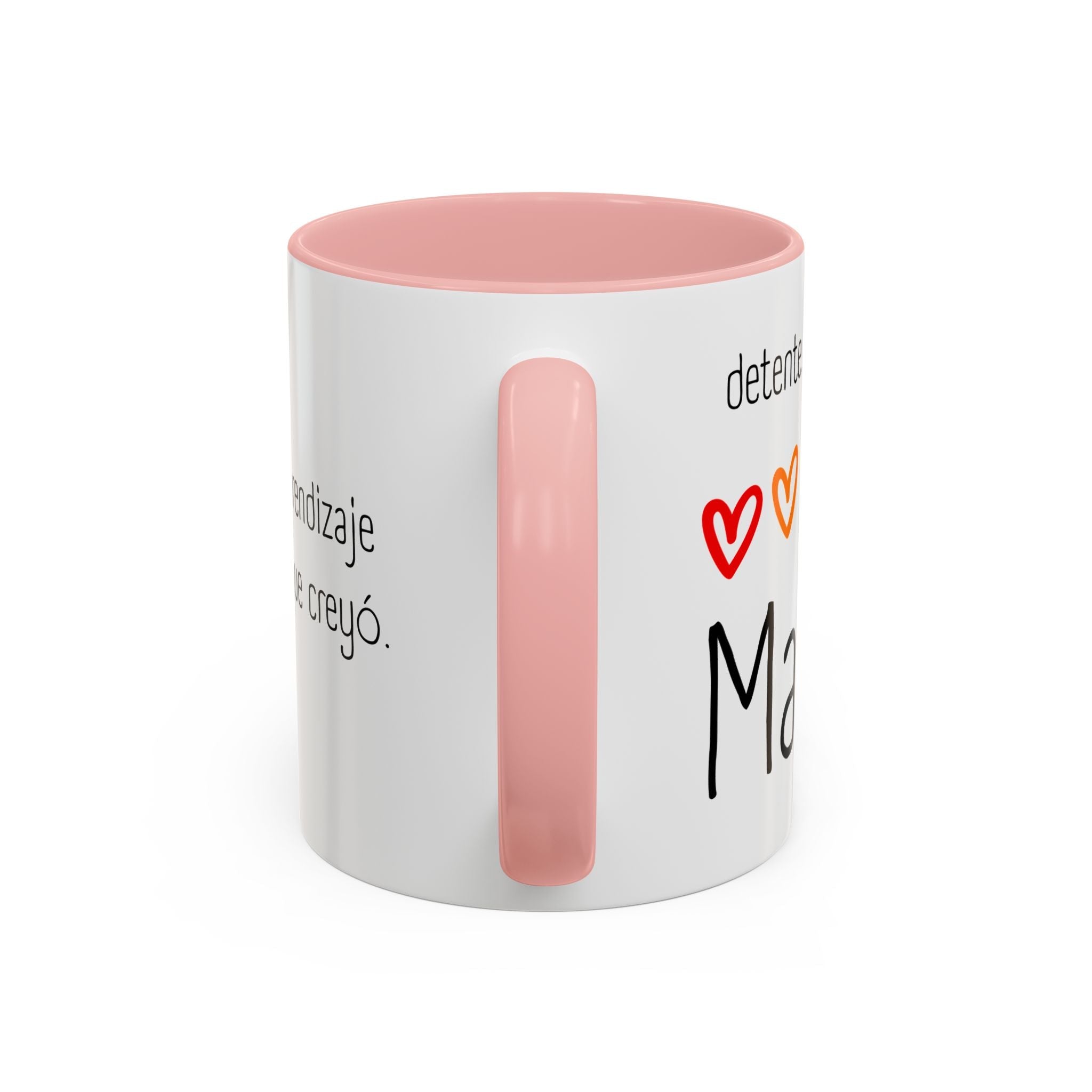Maestra de corazón - taza de cerámica - Back to School - Papeles Verdes