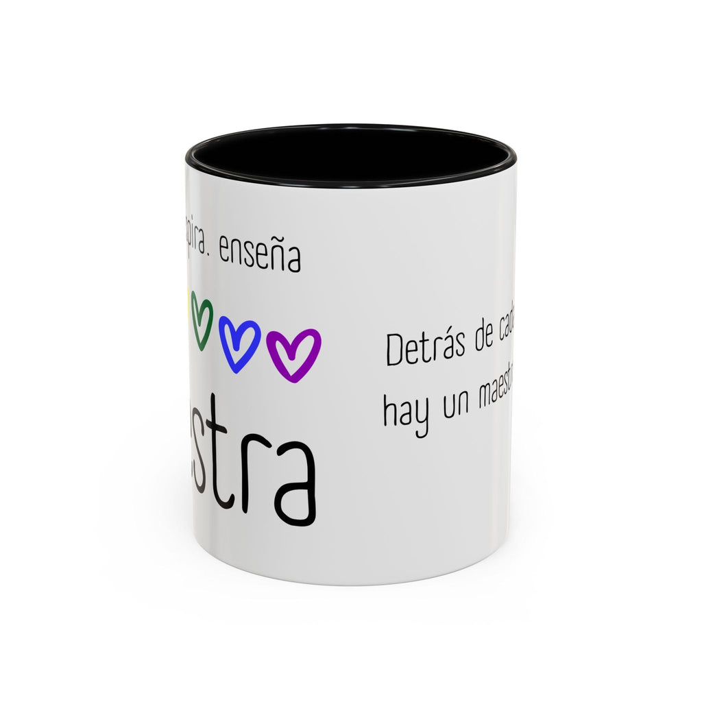 Maestra de corazón - taza de cerámica - Back to School - Papeles Verdes