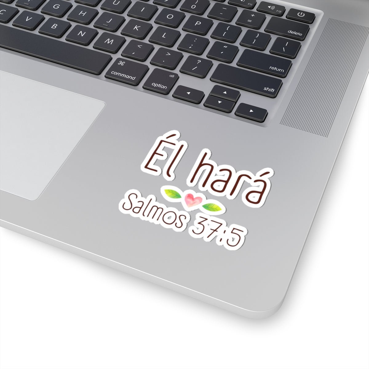 Sticker — Él hará (Salmos 37:5) Christian Sticker - Papeles Verdes