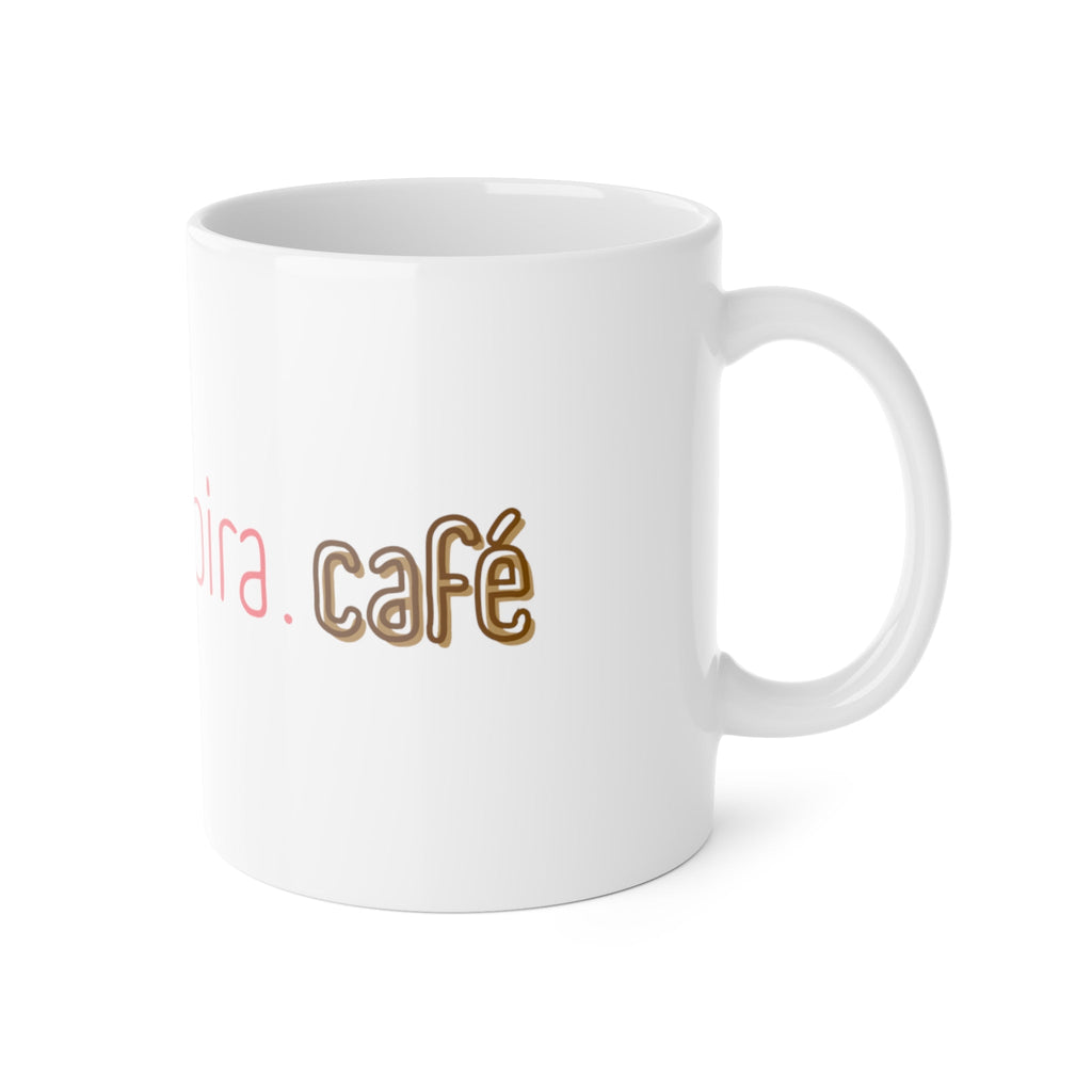 Taza de cerámica Detente. Respira. Café — Spanish Relaxation 11oz Ceramic Mug - Papeles Verdes