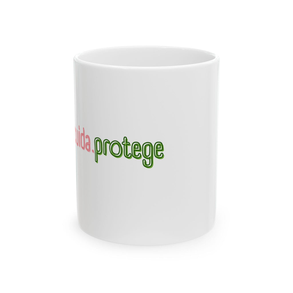 Taza de cerámica PAPA cuida y protege, (11oz, 15oz) Ceramic Mug - Papeles Verdes