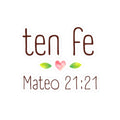 Ten fe - Sticker - Mateo 21:21 Verso Biblia - Papeles Verdes