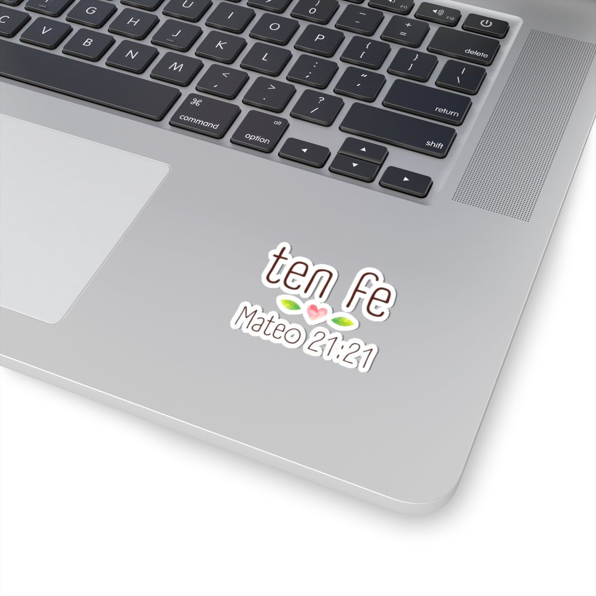Ten fe - Sticker - Mateo 21:21 Verso Biblia - Papeles Verdes