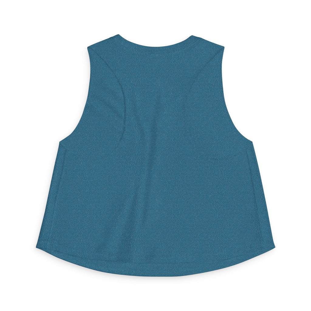 Women's Crop Top — "Hija del Mar y el Sol" Tropical Sun & Waves Tank - Papeles Verdes
