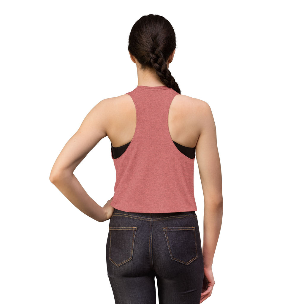 Women's Crop Top — "Hija del Mar y el Sol" Tropical Sun & Waves Tank - Papeles Verdes